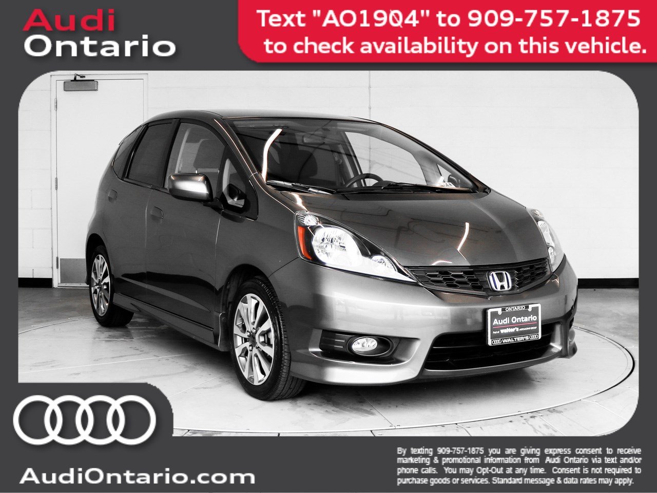 Pre Owned 2013 Honda Fit Sport Fwd Hatchback