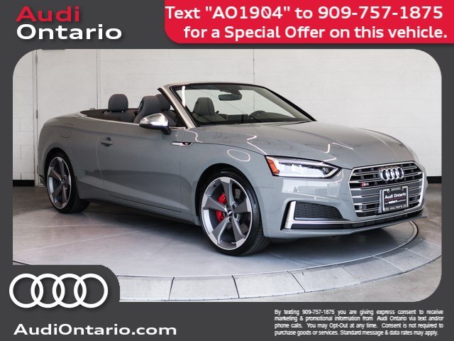 New 2019 Audi S5 Cabriolet Premium Plus With Navigation Awd